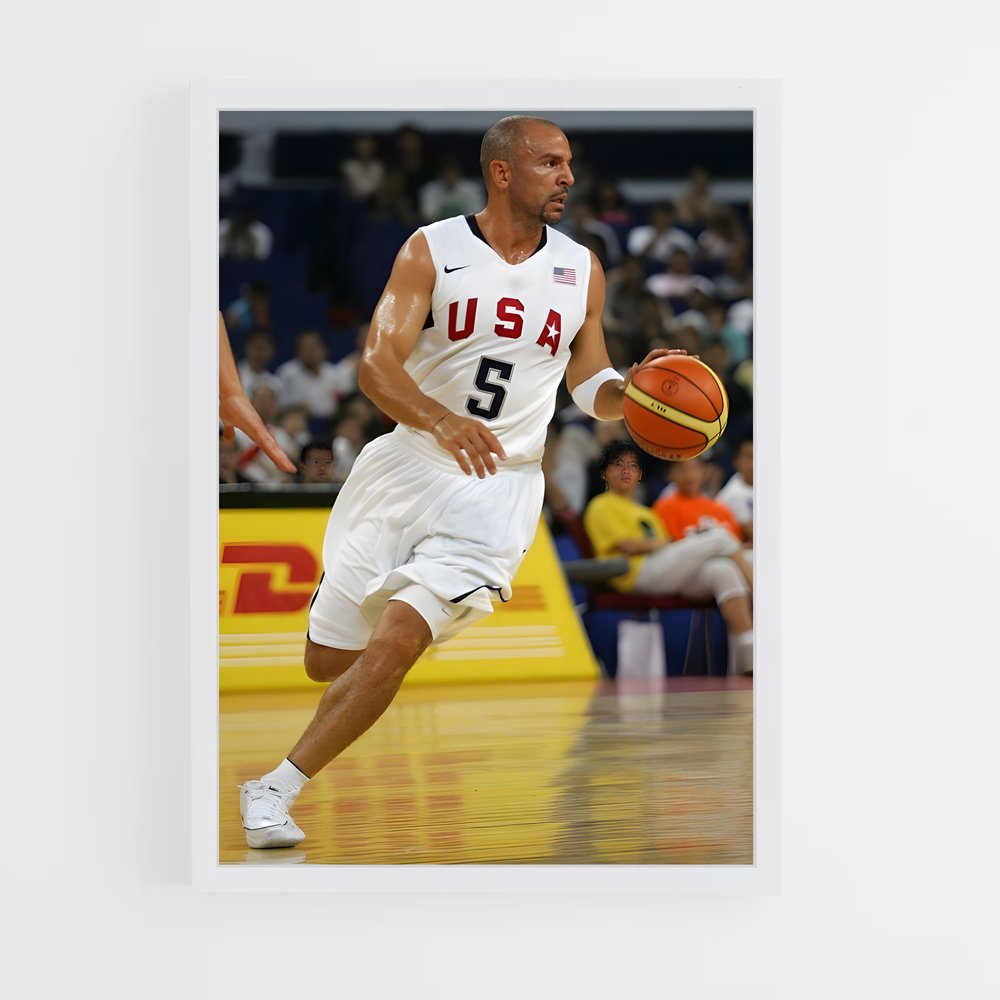 Poster Envolée Énergique – affiche Basketball (vue 3)